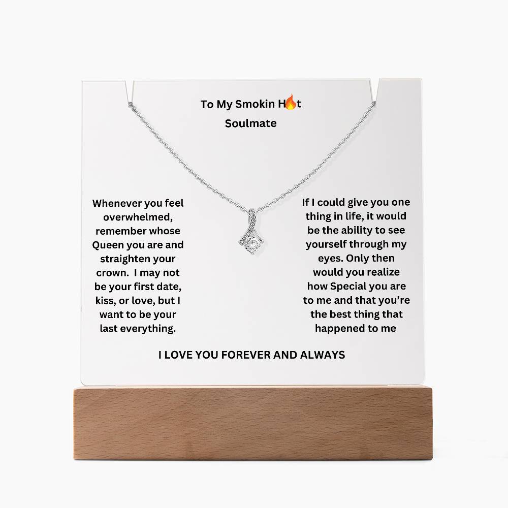 To My Smokin Hot Soulmarte Square Plaque