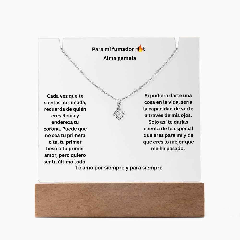 To My Smokin Hot Soulmarte Spanish Square Plaque