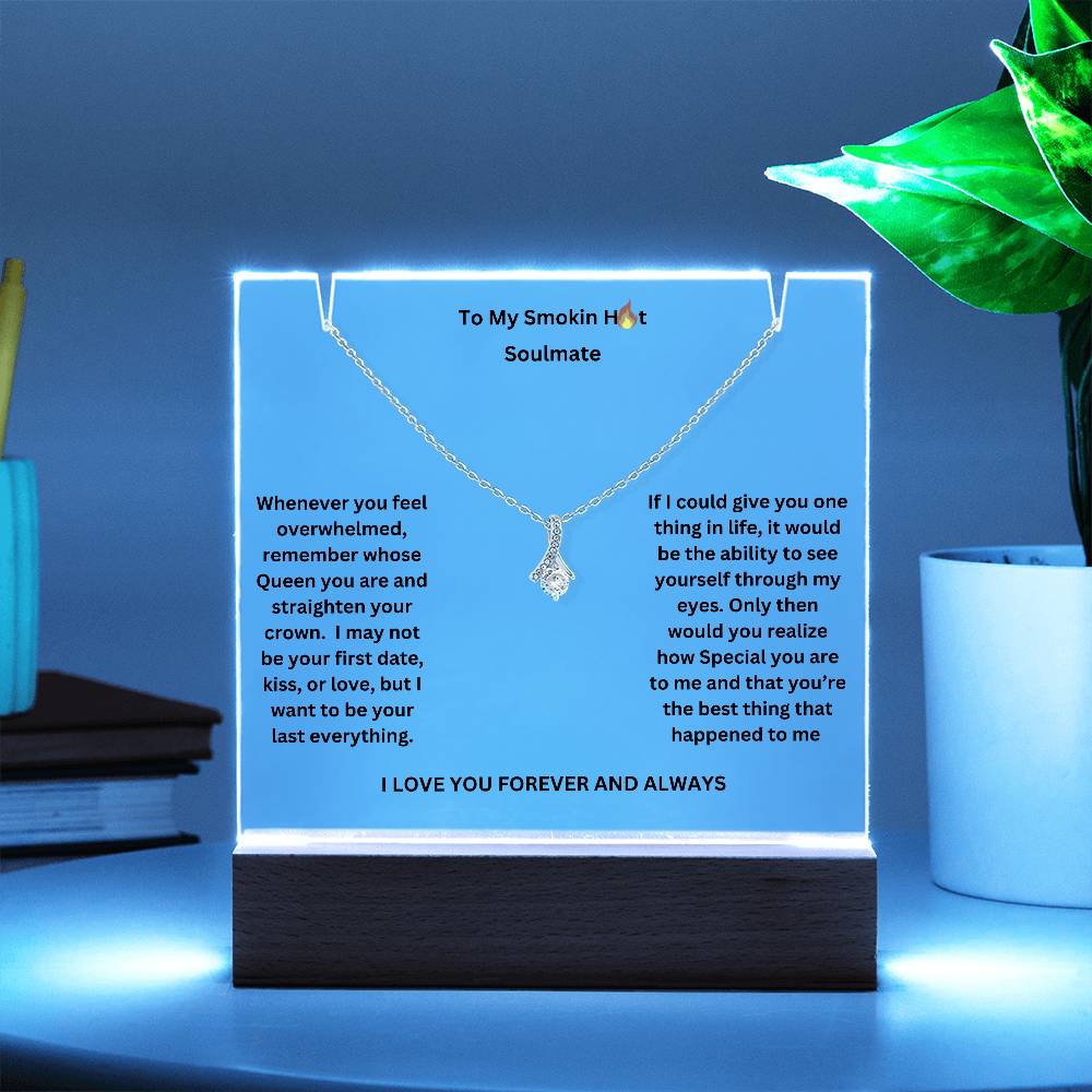To My Smokin Hot Soulmarte Square Plaque