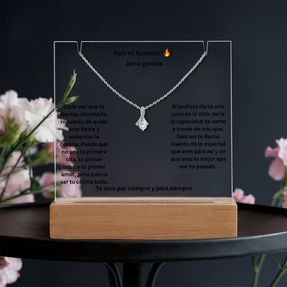 To My Smokin Hot Soulmarte Spanish Square Plaque
