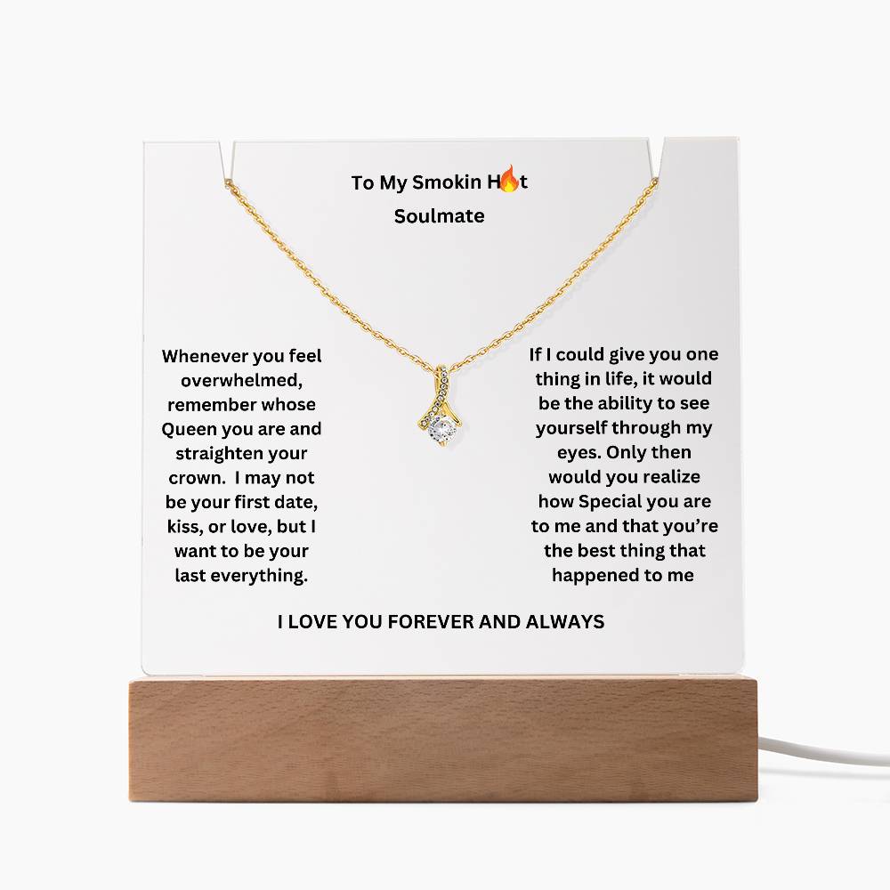 To My Smokin Hot Soulmarte Square Plaque