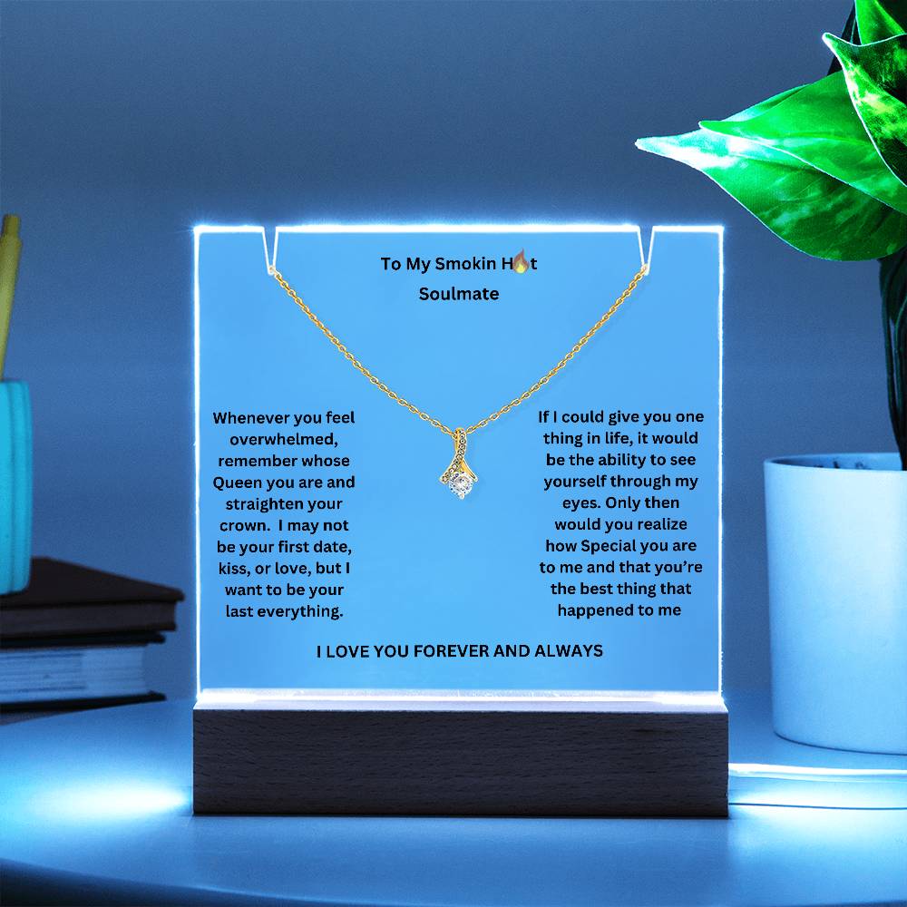 To My Smokin Hot Soulmarte Square Plaque