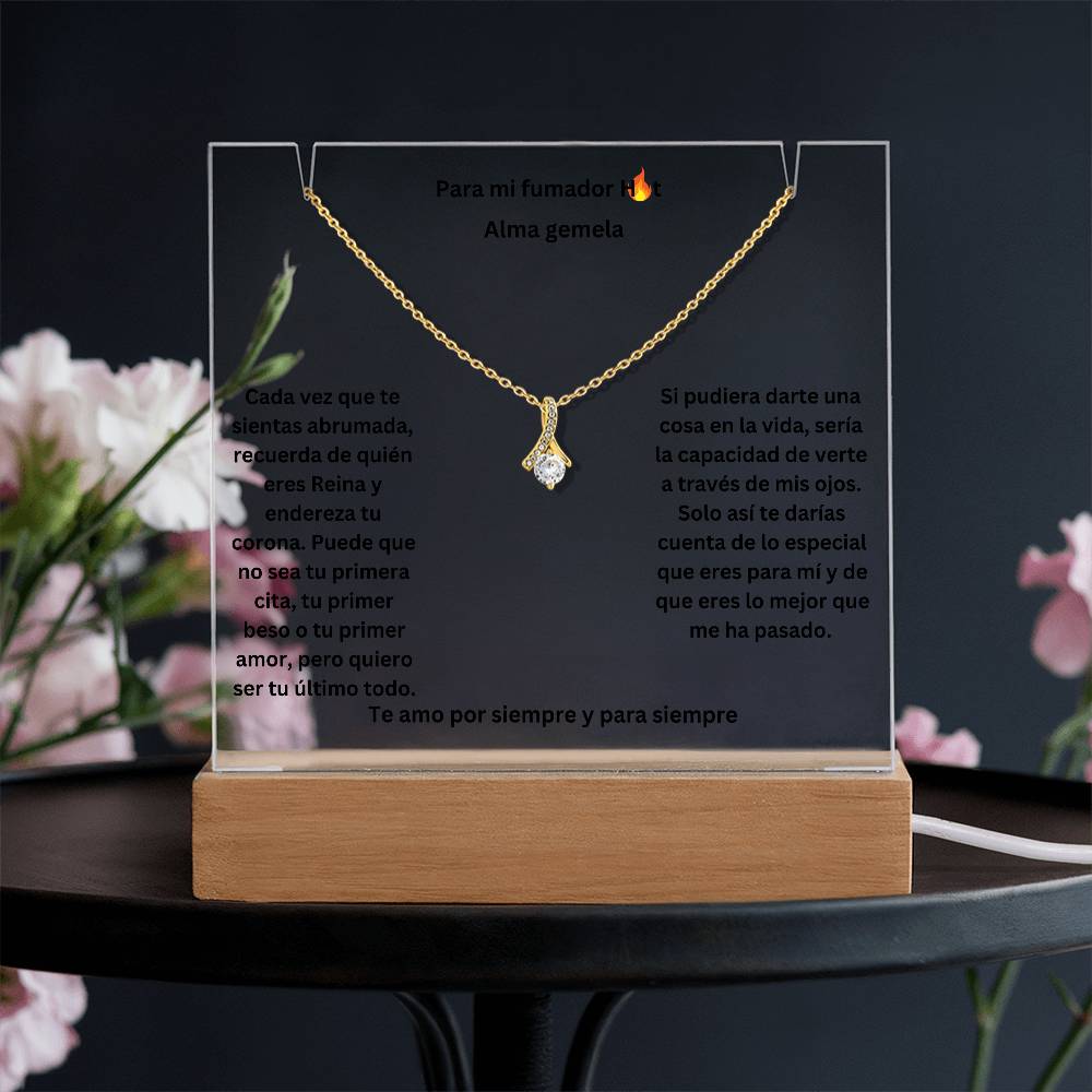 To My Smokin Hot Soulmarte Spanish Square Plaque