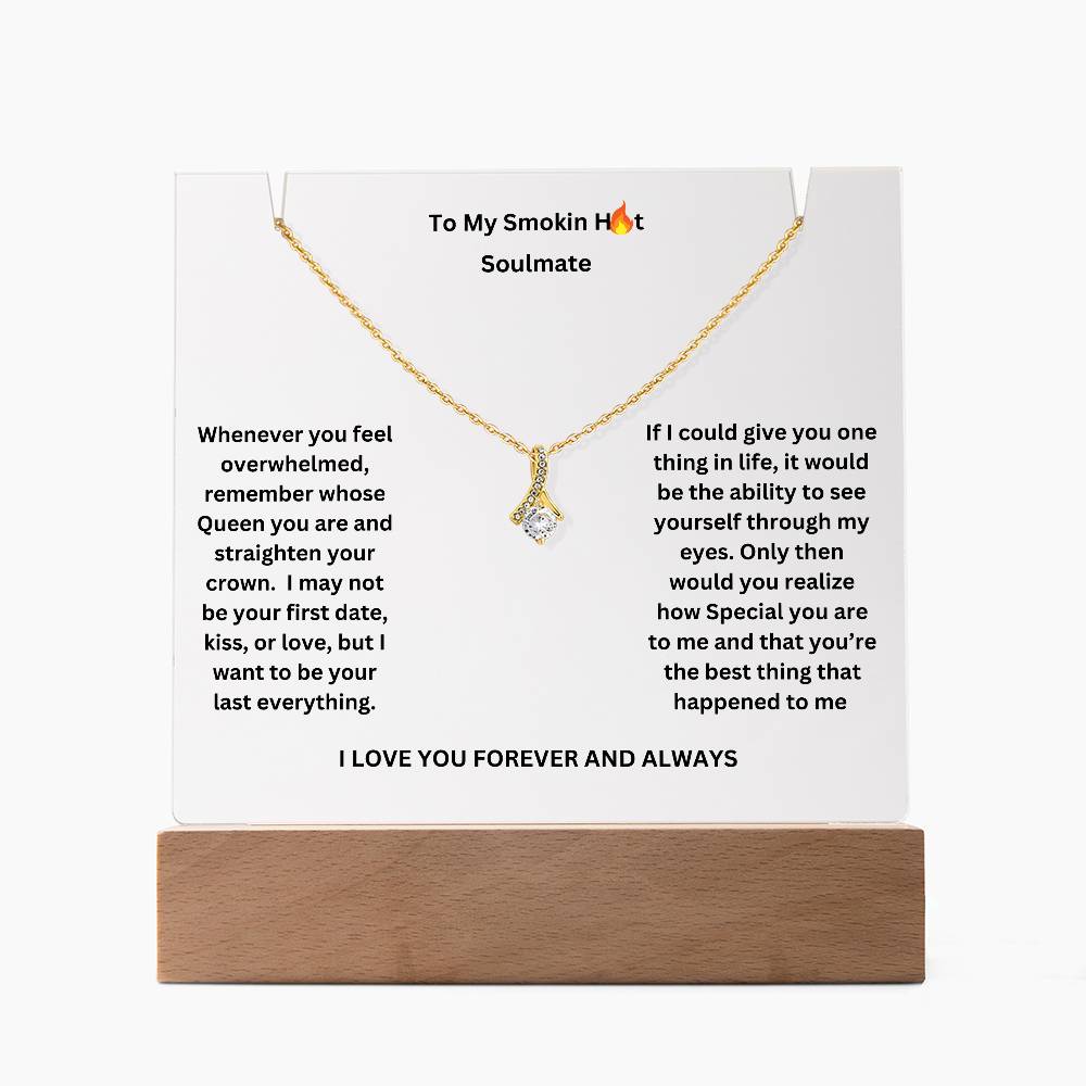 To My Smokin Hot Soulmarte Square Plaque