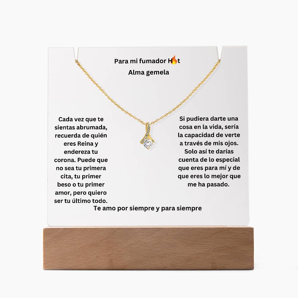 To My Smokin Hot Soulmarte Spanish Square Plaque