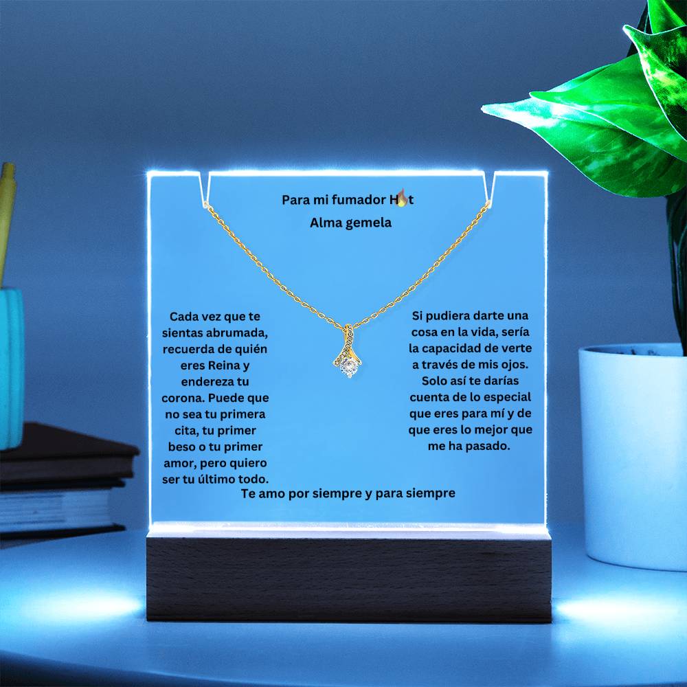 To My Smokin Hot Soulmarte Spanish Square Plaque