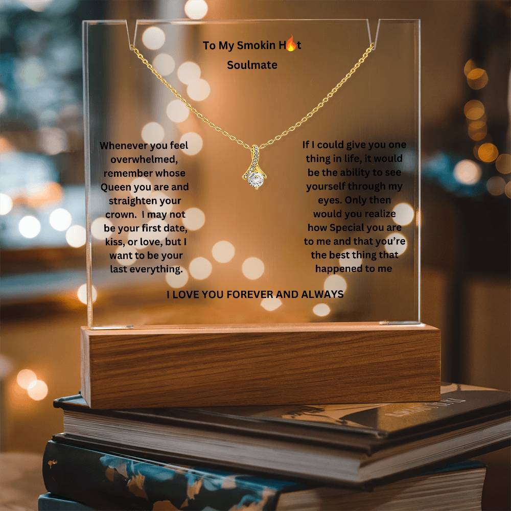 To My Smokin Hot Soulmarte Square Plaque