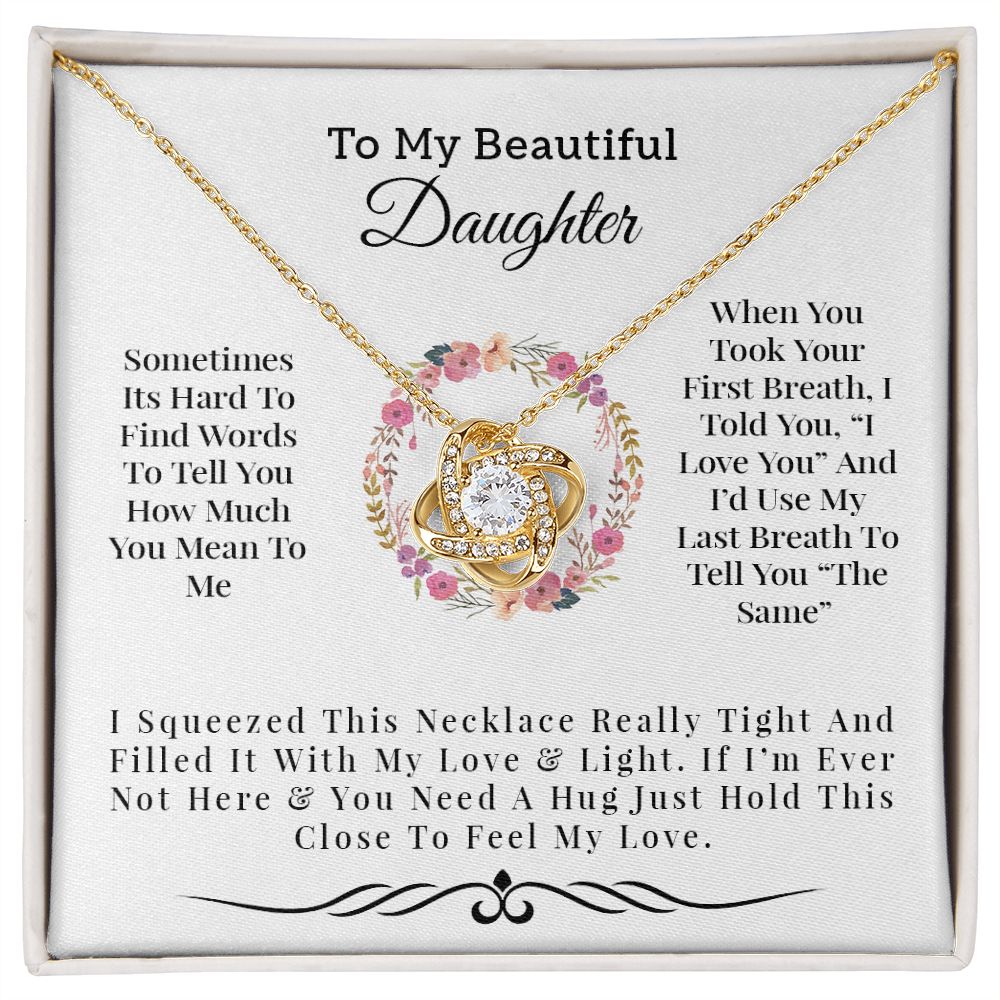 My Daughter | Love & Light - Love Knot Necklace