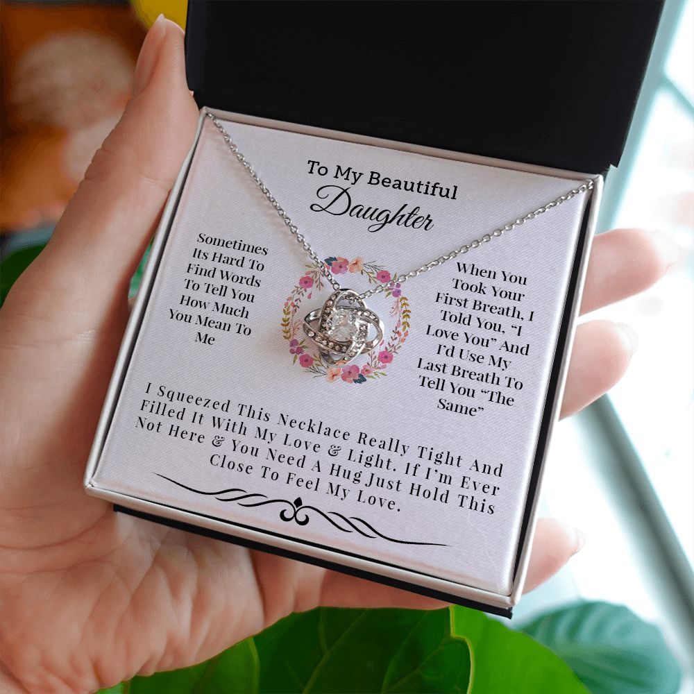 My Daughter | Love & Light - Love Knot Necklace