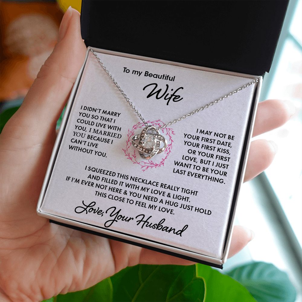 My Beautiful Wife | Love & Light - Love Knot Necklace