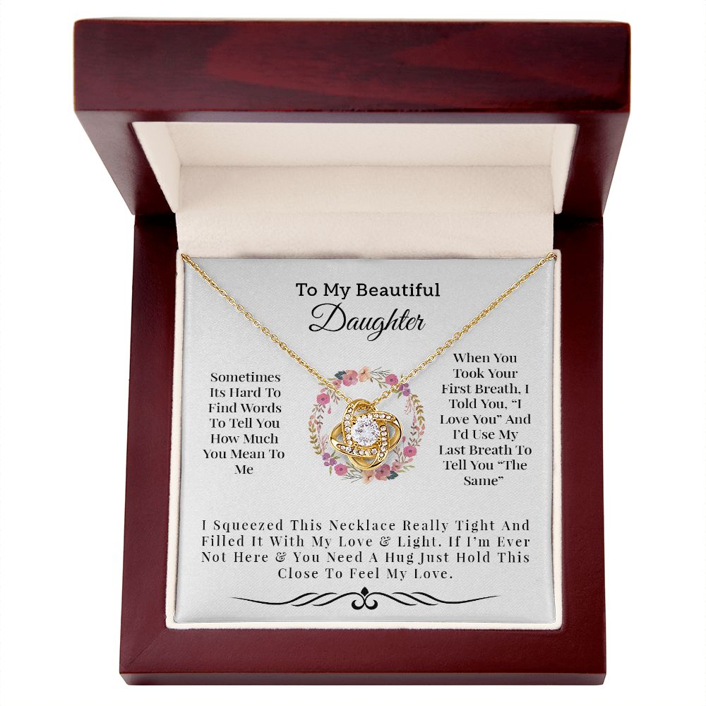 My Daughter | Love & Light - Love Knot Necklace