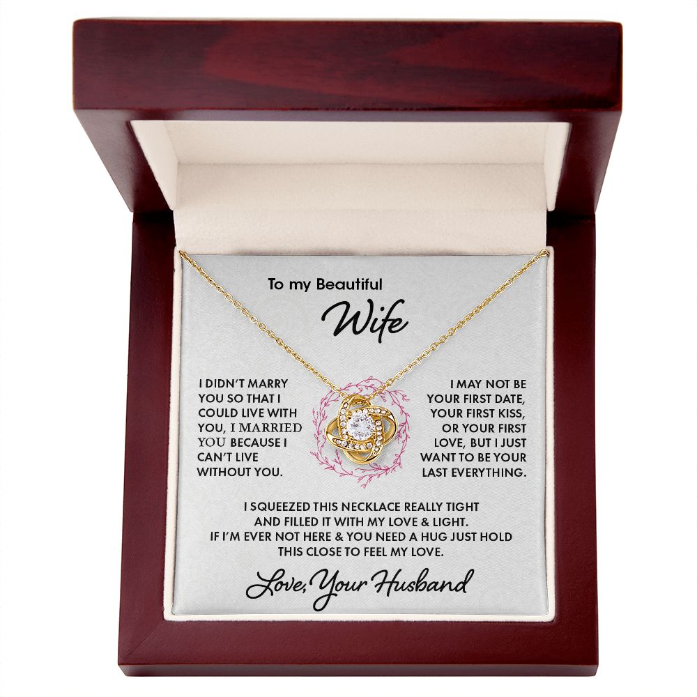 My Beautiful Wife | Love & Light - Love Knot Necklace