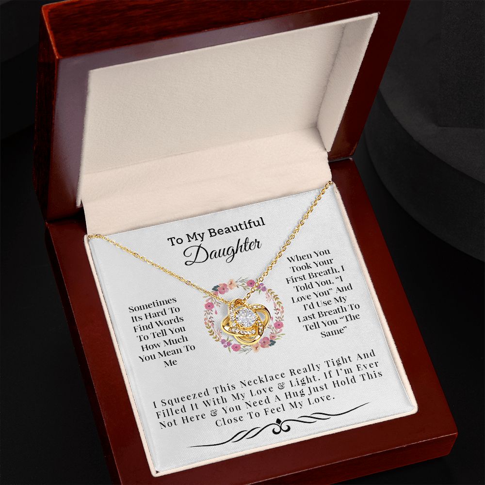 My Daughter | Love & Light - Love Knot Necklace