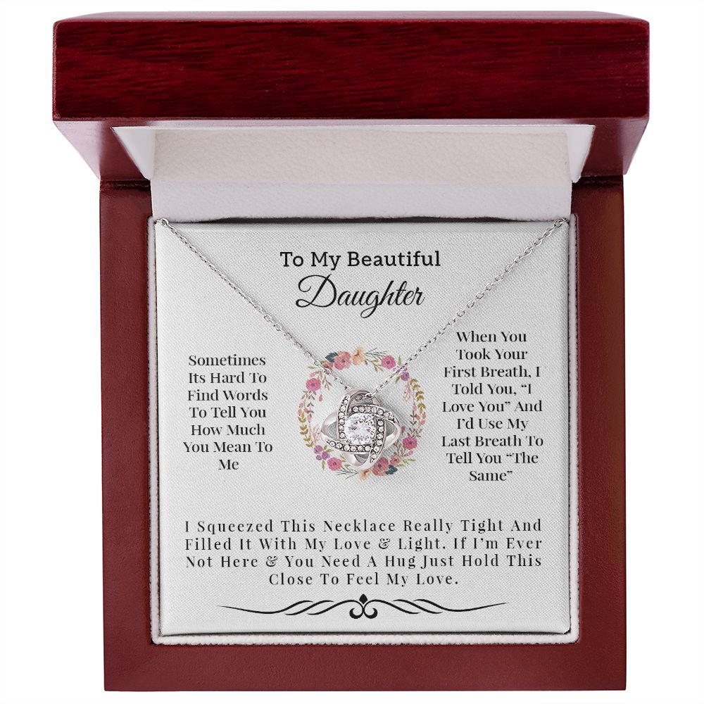 My Daughter | Love & Light - Love Knot Necklace